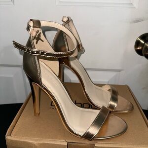Rose gold heels